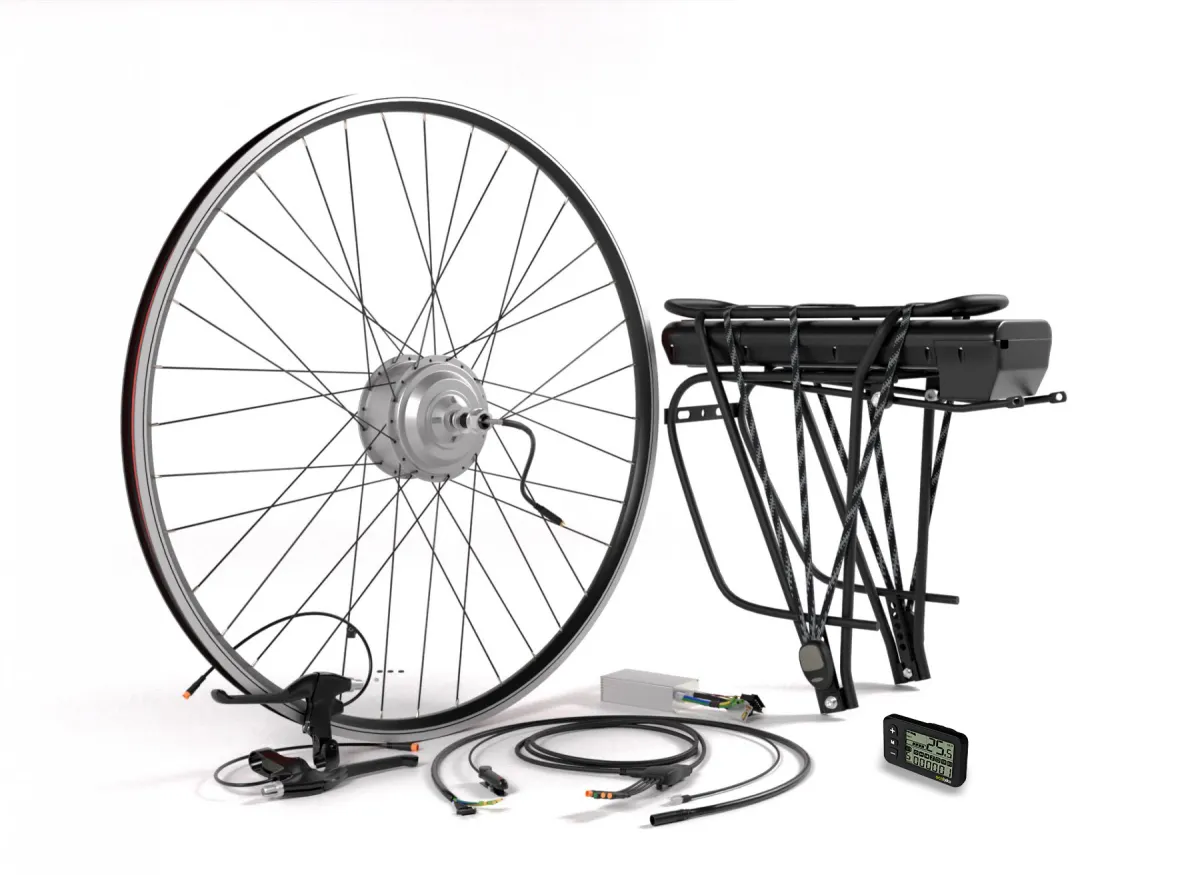 Elektryczny Zestaw Napędowy Ecobike Przód - Bagażnikowy