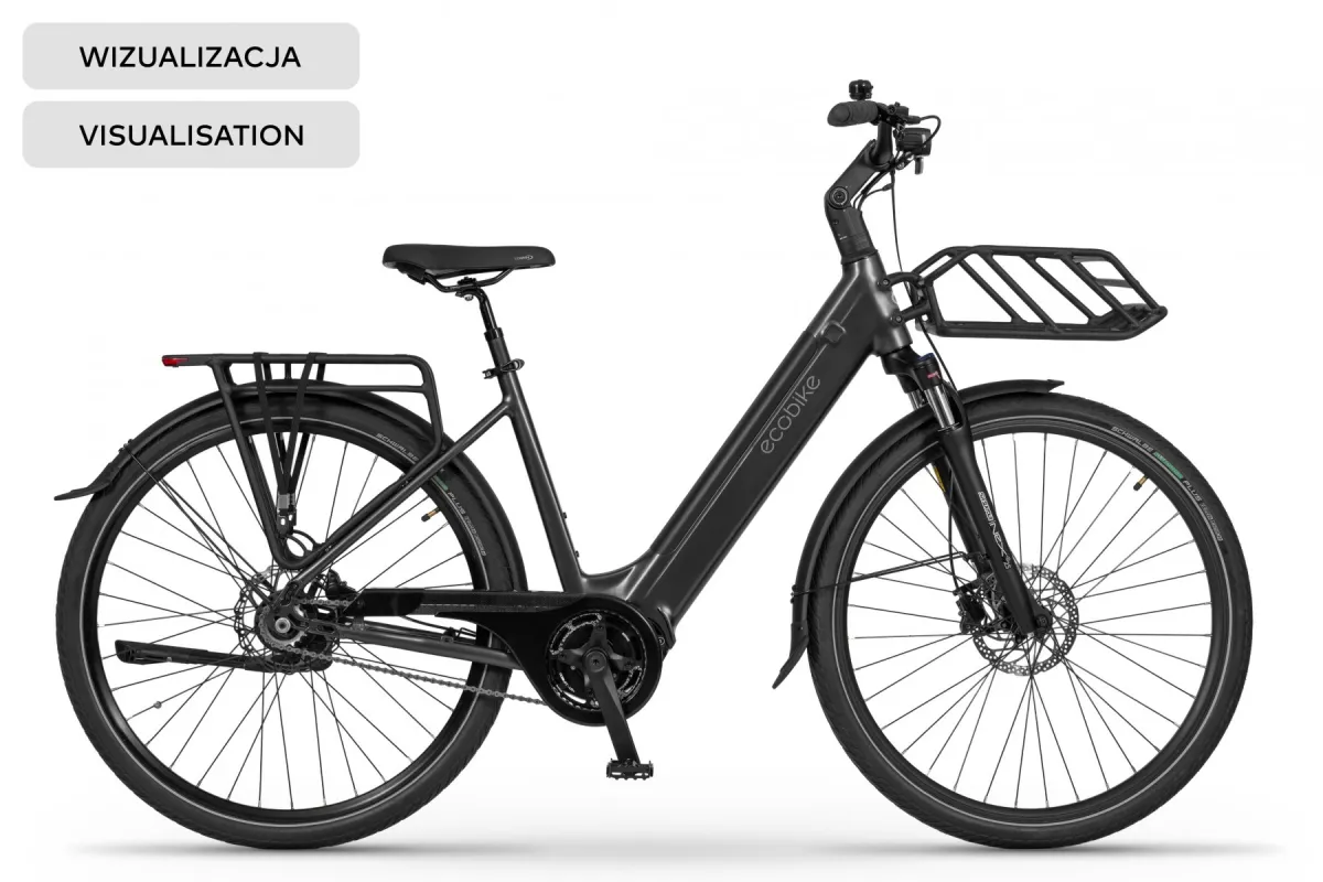 Rower elektryczny Ecobike LX 100 Automatic Black