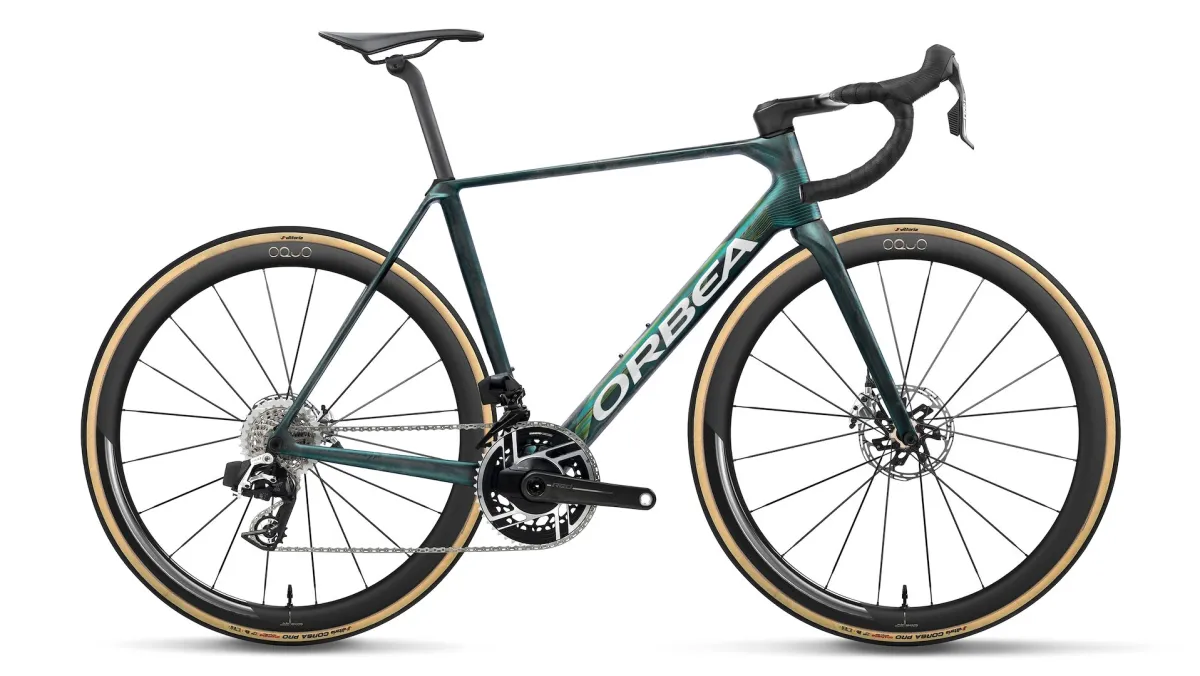 Orbea rower szosowy ORCA M11e LTD PWR 49 Green - Carbon