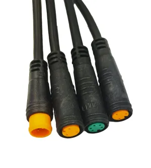 Przewód rozdzielający Ecobike - JULET 4x1 750 mm  - zestawy trapez