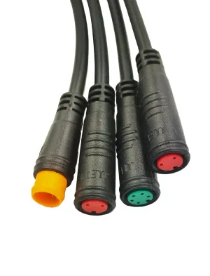 Przewód rozdzielający Ecobike - JULET 4x1 650 mm - zestaw 750W