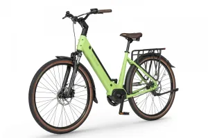 Rower elektryczny Ecobike LX 100 Automatic Pastel Green