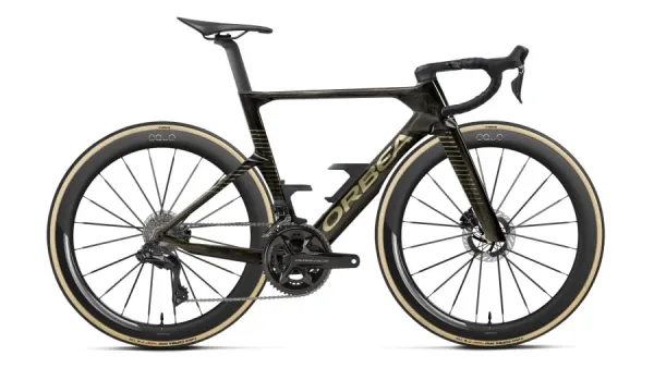 Produkt Orbea rower szosowy ORCA AERO M10i LTD PWR 53 Gold - Titanium Obraz