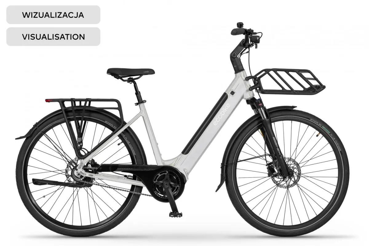 Rower elektryczny Ecobike LX 100 Automatic Pearl