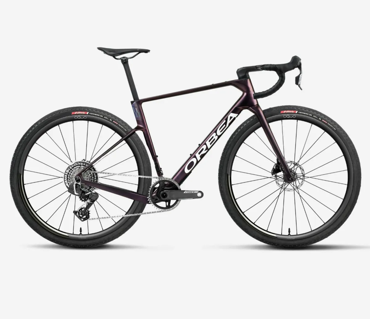 Orbea rower gravelowy TERRA RACE M21eLTD z OQUO RC30TEAM 1X XXL Sunset Carbon