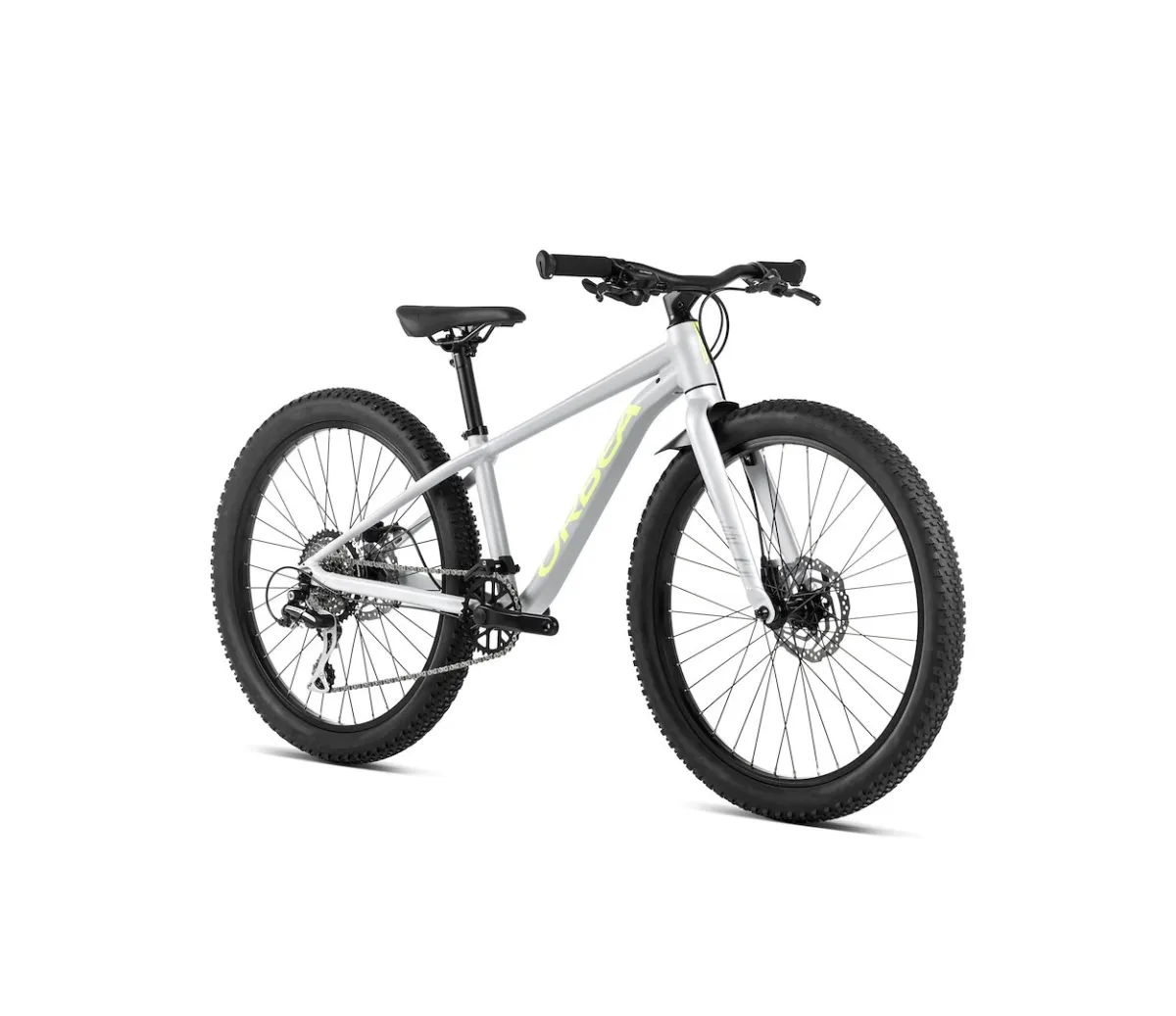 Orbea rower dziecięcy MX 24 TEAM DISC Silver - Lime