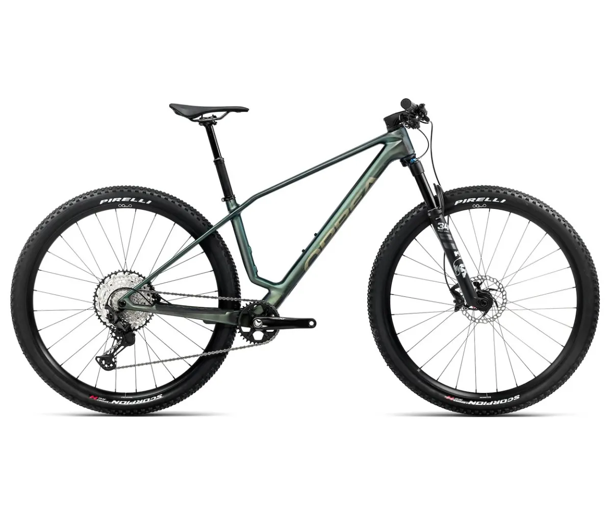 Orbea rower MTB ALMA M20 L Seaweed Carbon View