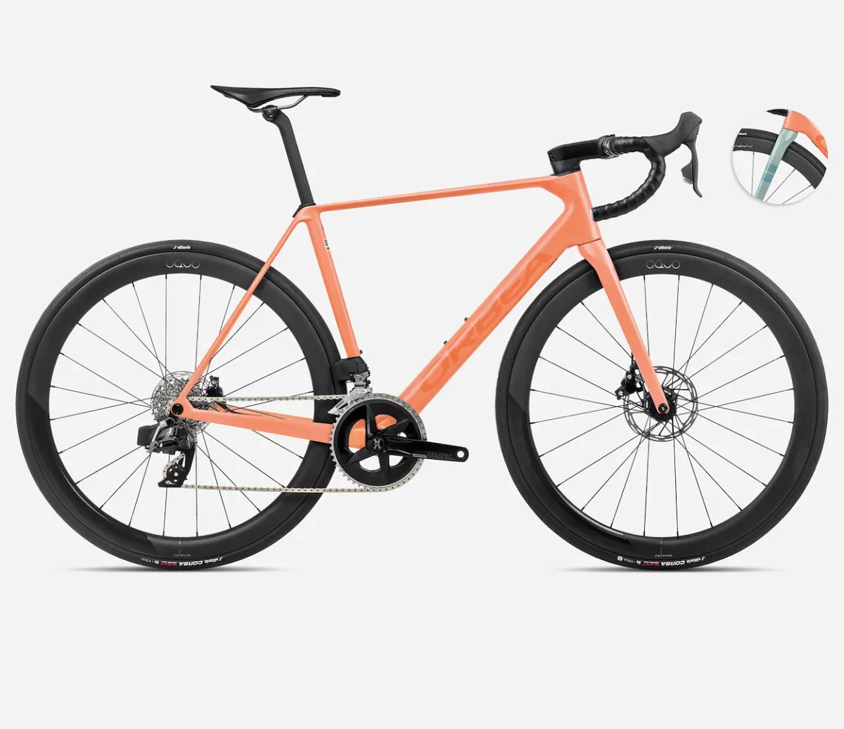 Orbea rower szosowy ORCA M31eLTD PWR 57 Orange Cloud  - Stone Blue