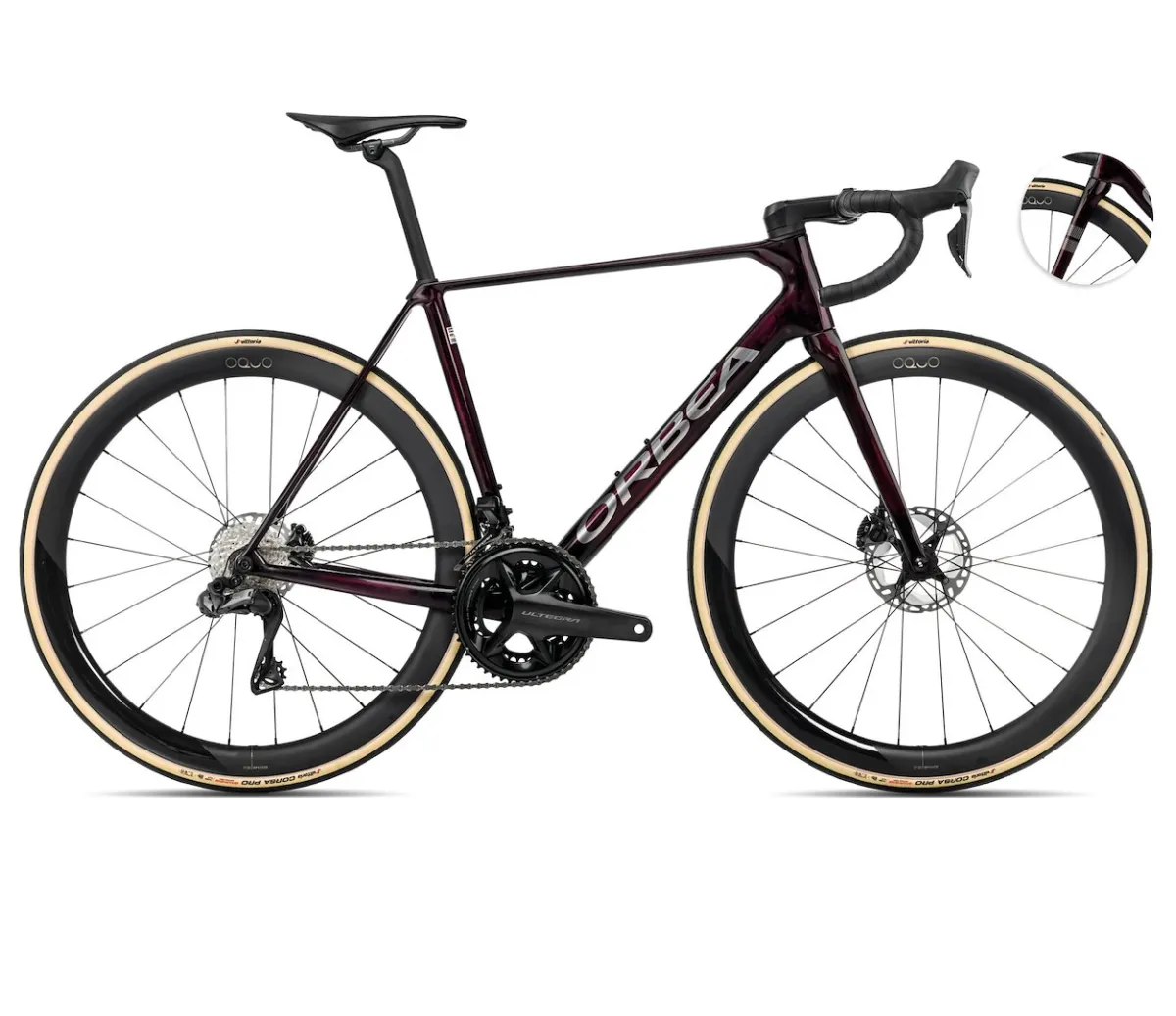 Orbea rower szosowy ORCA M20iLTD 55 Wine Red - Titaniu
