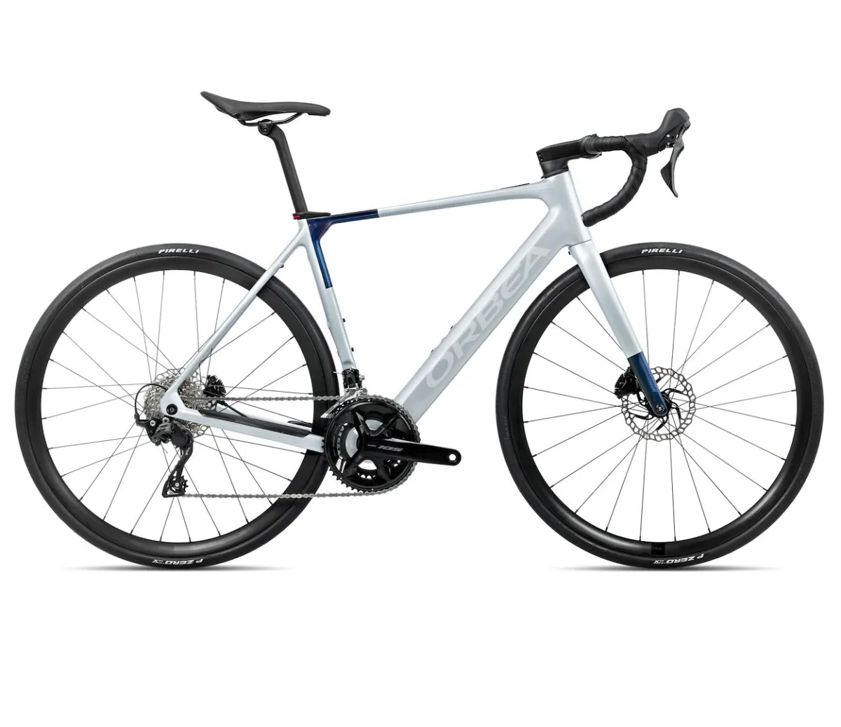 Orbea rower elektryczny GAIN M30 L Halo Silver - Blue Carbon