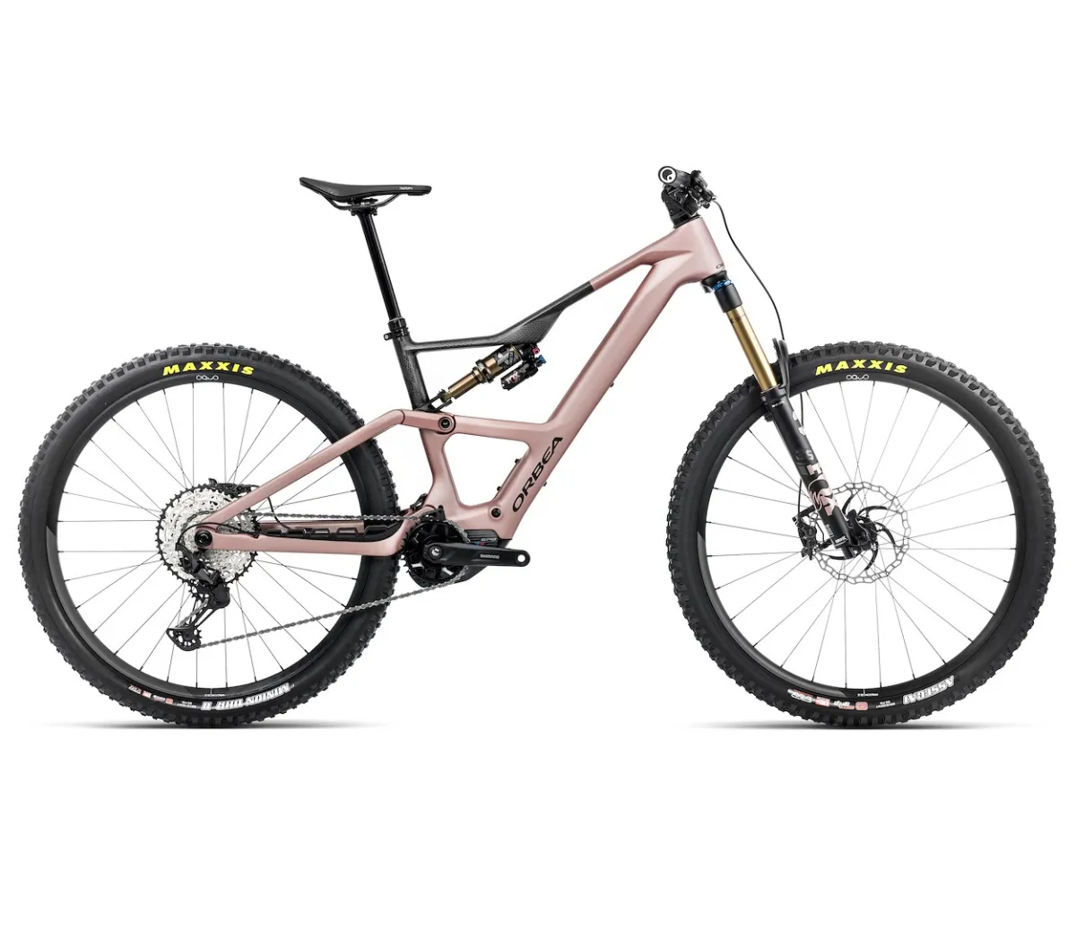 Orbea rower elektryczny RISE LT M10 630W XL Desert Rose - Carbon Raw