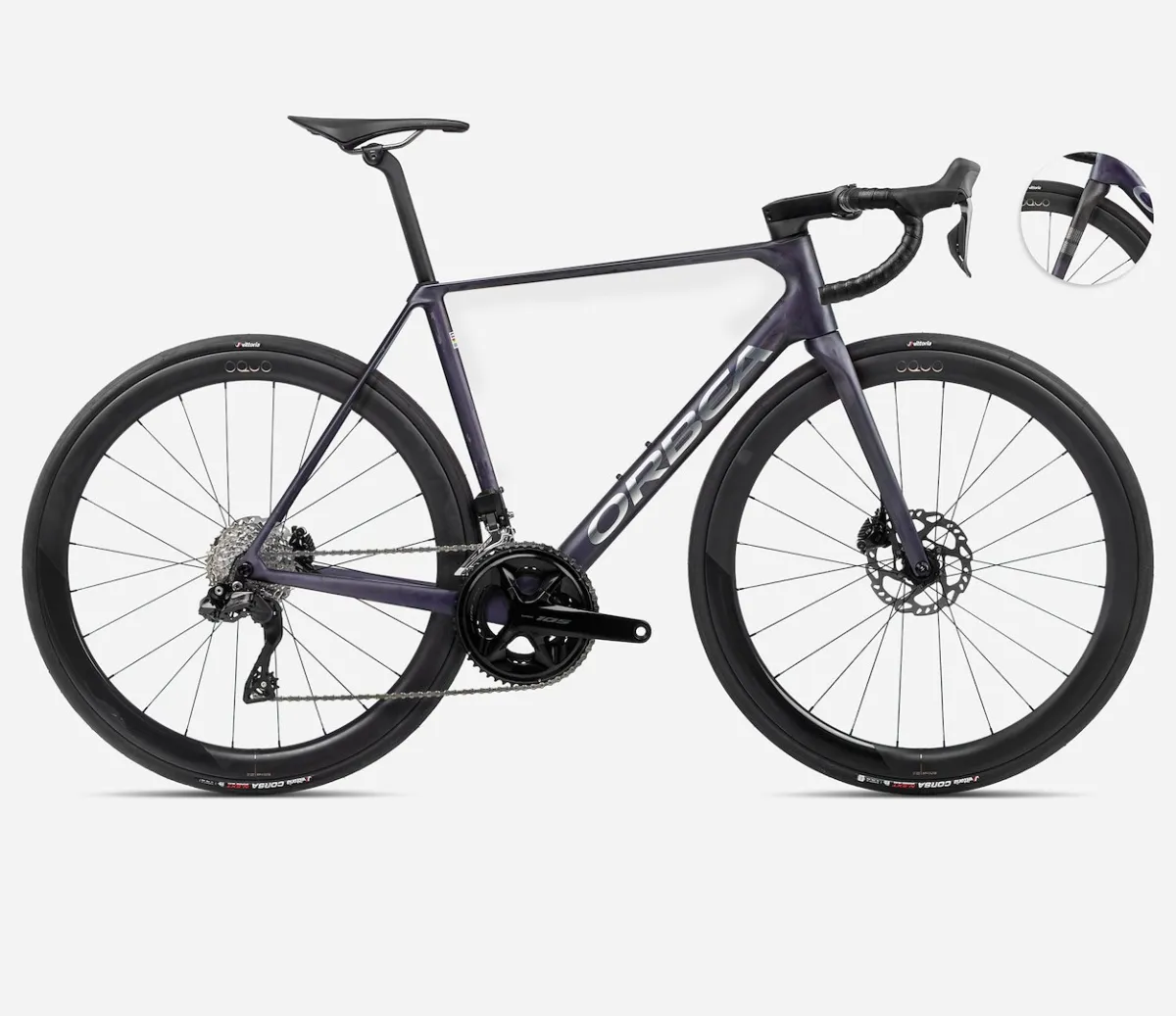 Orbea rower szosowy ORCA M30iLTD PWR 57 Tanzanite  - Carbon Raw