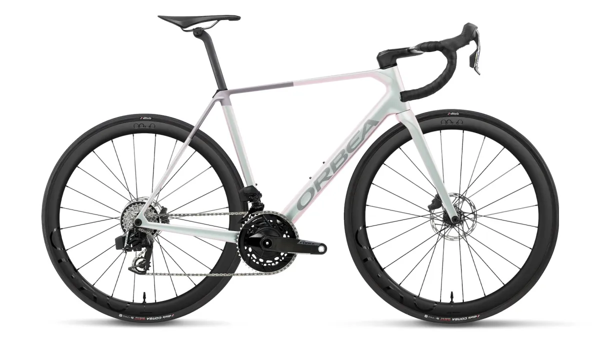 Orbea rower szosowy ORCA M21eTEAM 53 White - Lilac