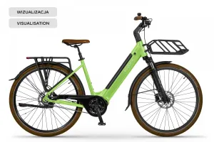 Rower elektryczny Ecobike LX 100 Automatic Pastel Green