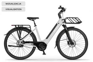 Rower elektryczny Ecobike LX 100 Automatic Pearl