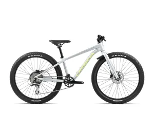 Orbea rower dziecięcy MX 24 TEAM DISC Silver - Lime