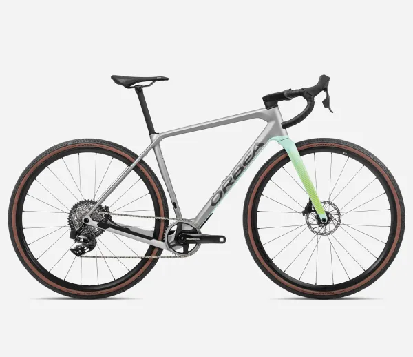 Produkt Orbea rower gravelowy  TERRA M21eTEAM 1X XS Silver - Green Obraz