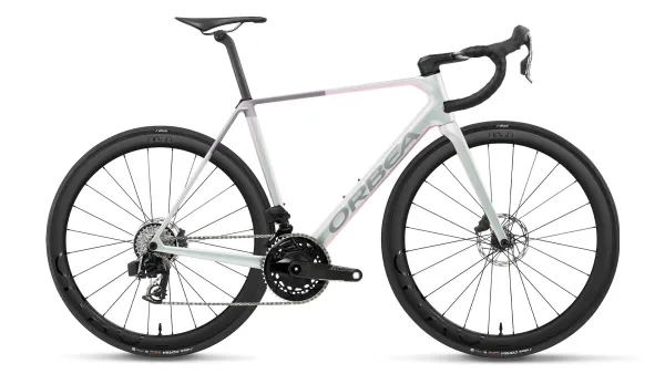 Produkt Orbea rower szosowy ORCA M21eTEAM 57 White - Lilac Obraz